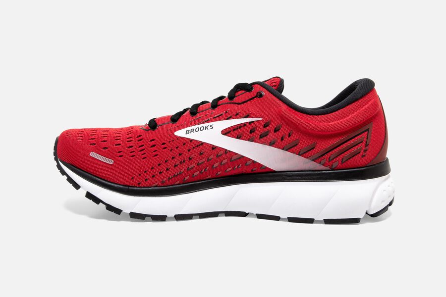 Brooks Ghost 13 Road Loopschoenen Heren - Rood/Wit - 059814FNM